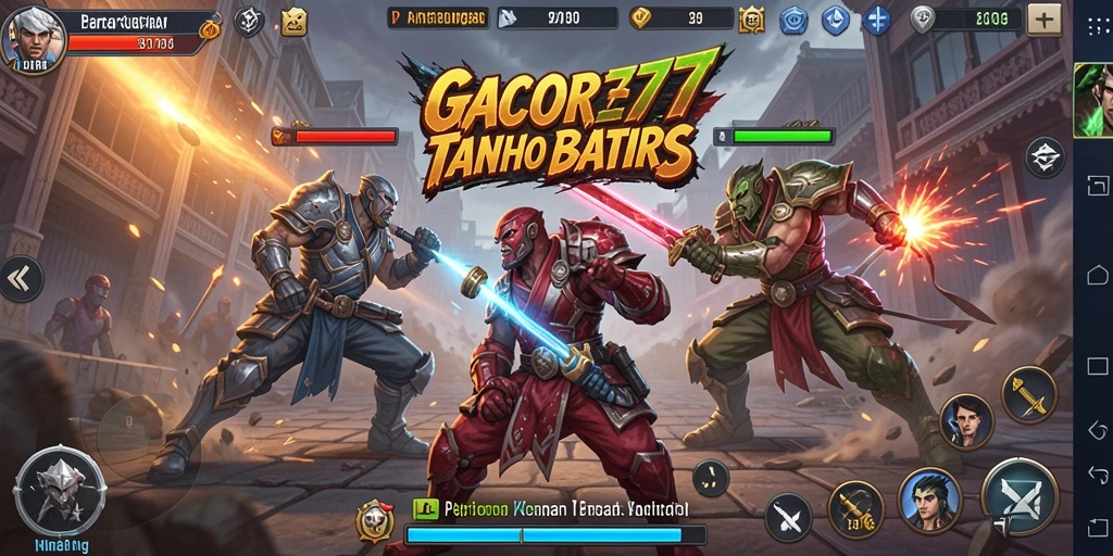 Tampilan menakjubkan dari pertarungan GACOR77 yang intens.