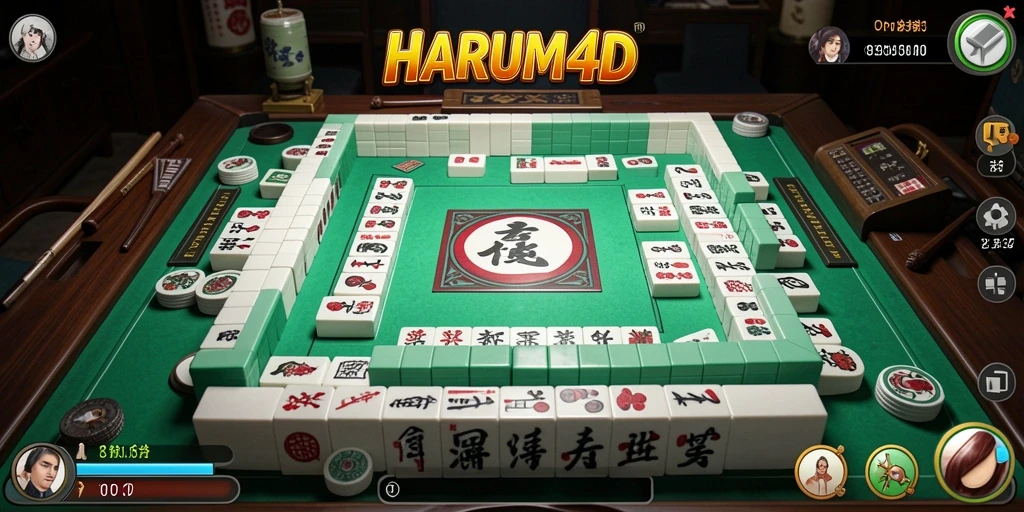 Menampilkan gameplay Mahjong yang seru dan menantang di HARUM4D.