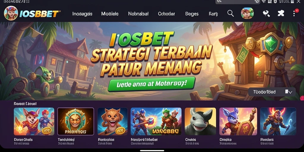 Gameplay strategis mendebarkan di IOSBET.