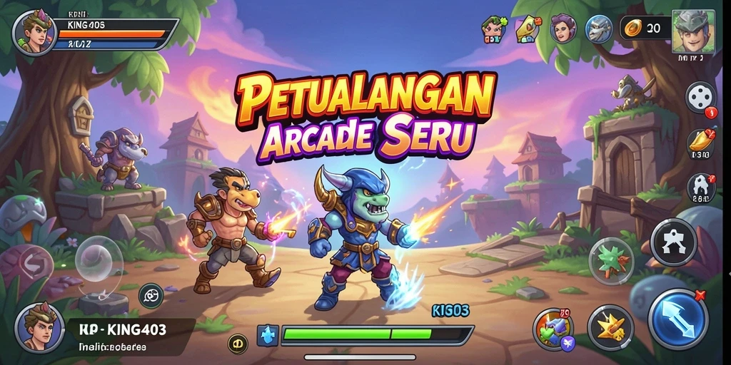 Tampilan gameplay <strong>KING403</strong> yang memukau dan penuh aksi.