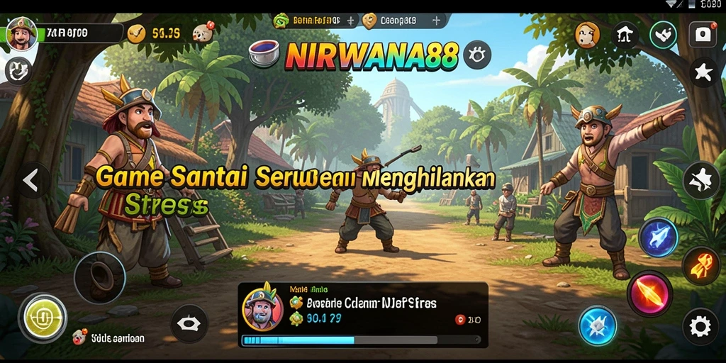 Tampilan gameplay seru NIRWANA88 yang menenangkan.
