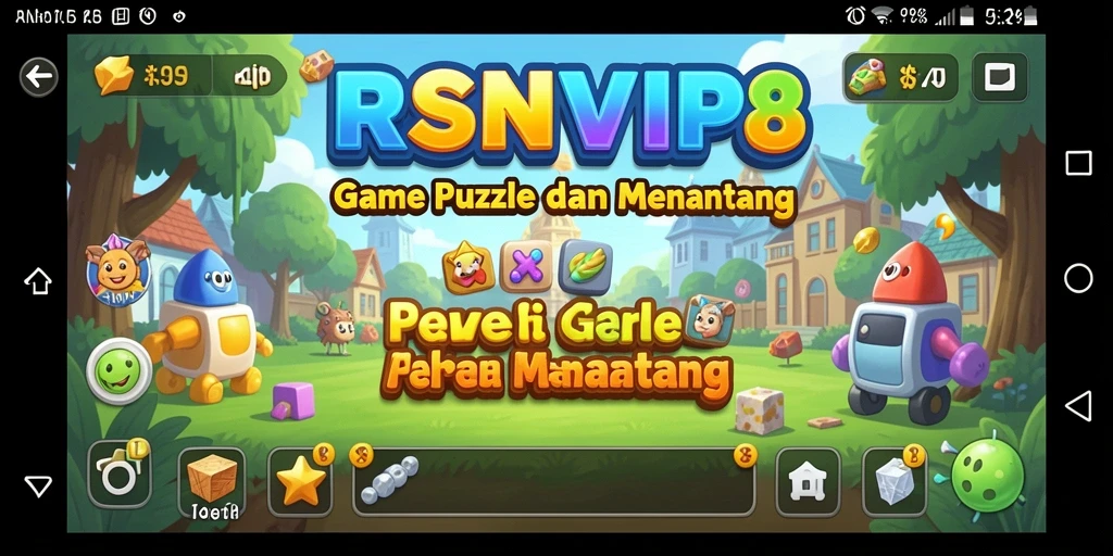 Tampilan gameplay menantang dari RSNVIP8 yang mengasah otak.