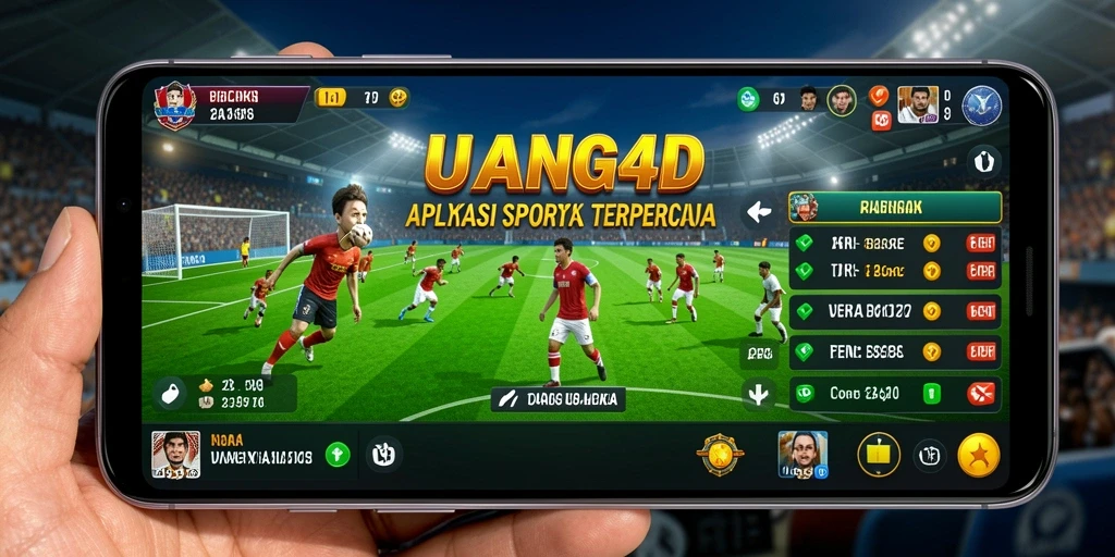 Screenshot utama UANG4D menampilkan antarmuka taruhan olahraga yang menarik.